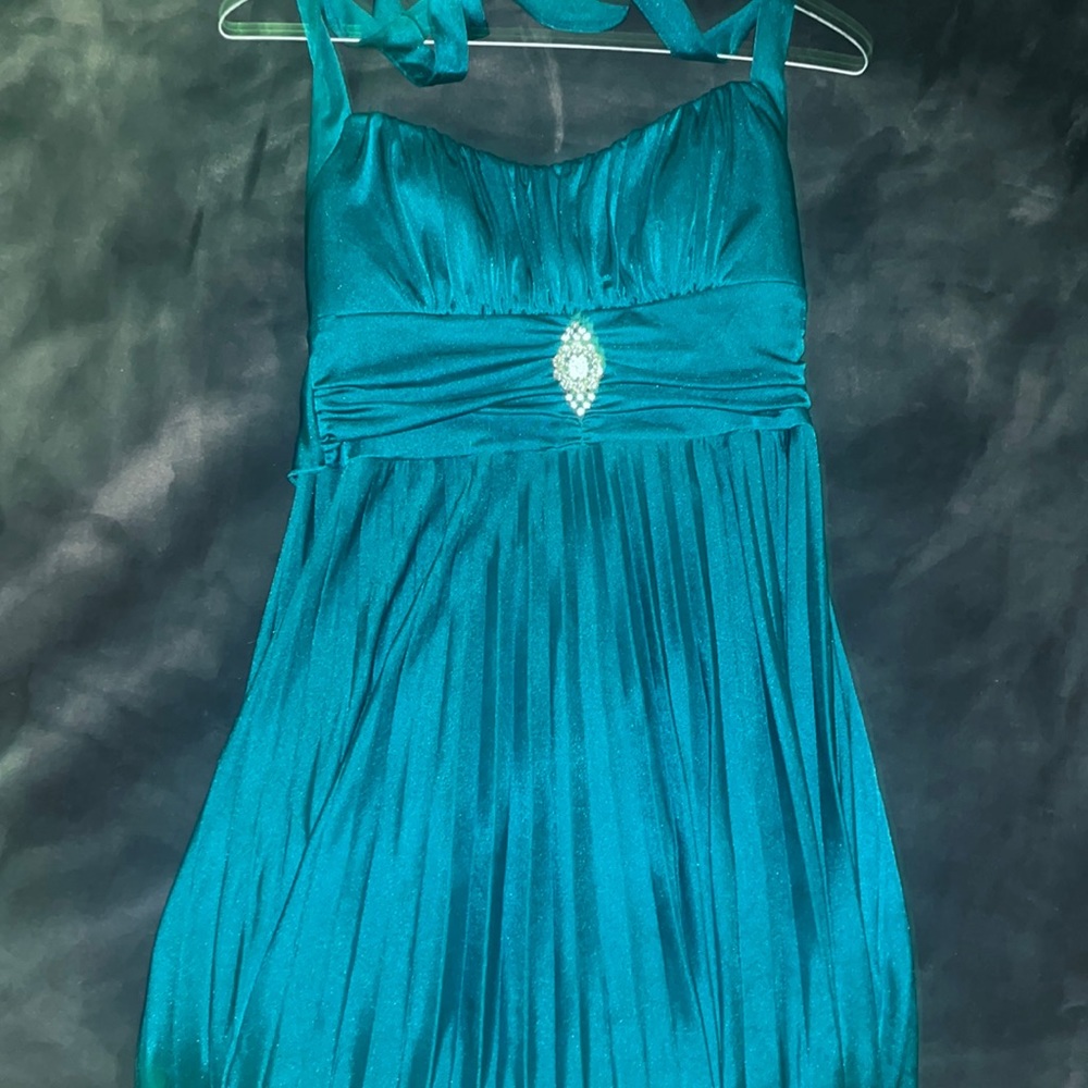 blue speechless dress